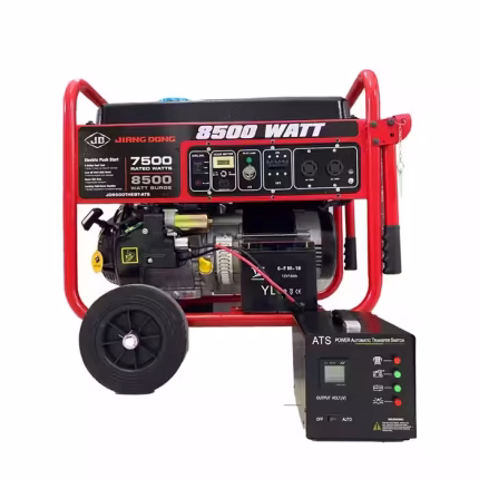 موتور برق بنزینی جیانگ دانگ ۸.۵ کیلو وات مدل JD8500THEB_ATS سه فاز استارتی