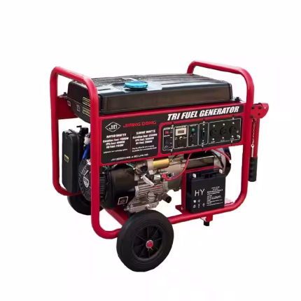 موتور برق جیانگ دانگ 12 کیلووات اتوماتیک سه فاز سه گانه سوز مدل JD12000THEBT-A-RC-LPG-NG