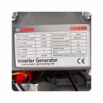 موتور برق خانگی اینورتر بنزینی کواکس 3.5 کیلو وات مدل CGO6300i