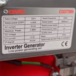 موتور برق کواکس اپن فریم اینورتری 4.5 کیلو وات خانگی بنزینی مدل CGO7300I